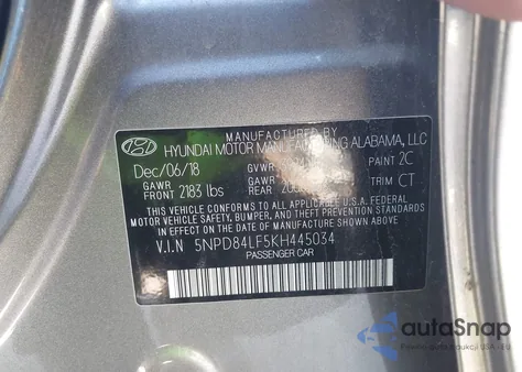 2019 Hyundai Elantra Value Edition из США, поврежденный, VIN 5NPD84LF5KH445034